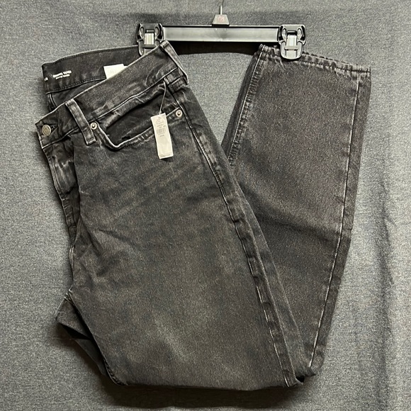💥3/$30💥NWT Old Navy Men's Straight Taper Non-Stretch Black Jeans - 34Wx36L - Picture 2 of 10